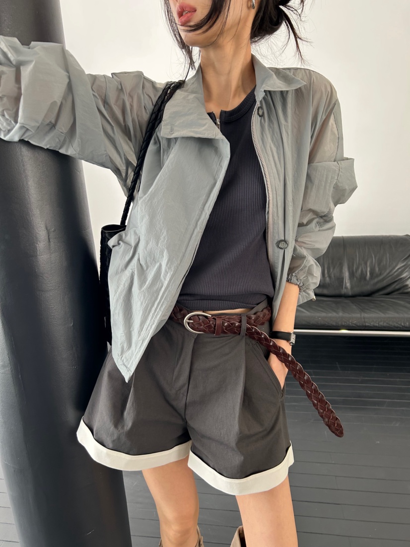 ME MO韓國代購女士新品休閑26春夏推薦人氣時尚熱賣夾克ME MO夾克圖色1