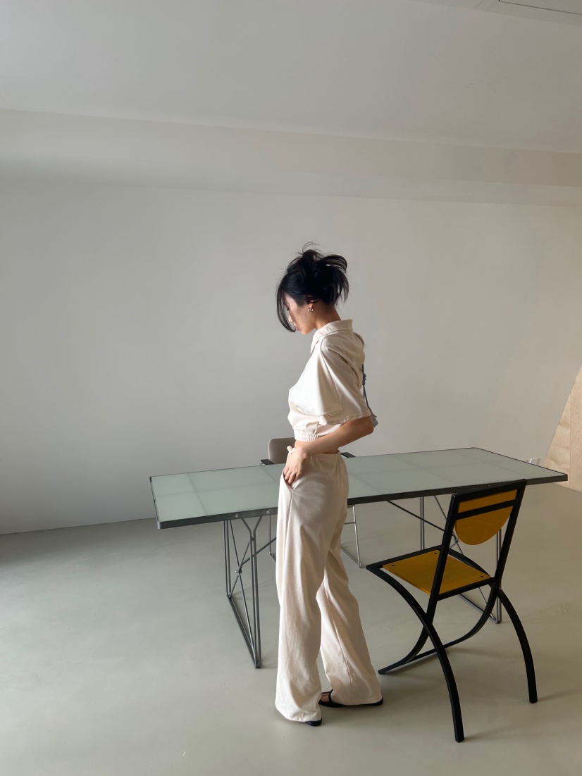 ME MO韓國東大門代購女士新品26春夏推薦襯衫蕾絲衫拉鏈ME MO襯衫/蕾絲衫