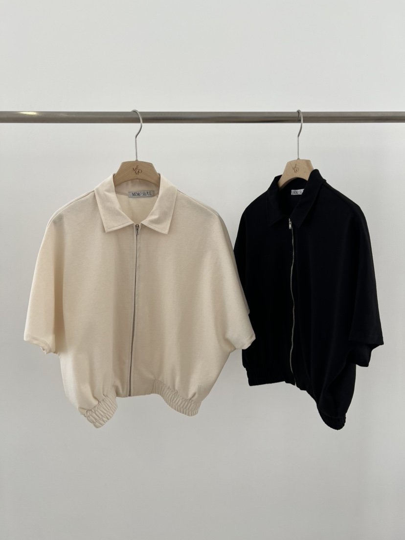 ME MO韓國東大門代購女士新品26春夏推薦襯衫蕾絲衫拉鏈ME MO襯衫/蕾絲衫