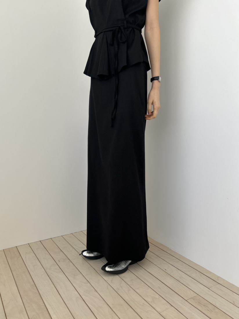 ME MO韓國直郵實拍女裝新款休閑人氣熱賣職業時尚推薦長裙ME MO長裙