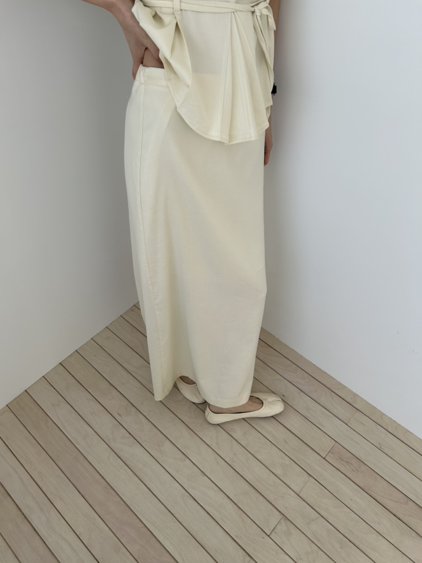 ME MO韓國直郵實拍女裝新款休閑人氣熱賣職業時尚推薦長裙ME MO長裙