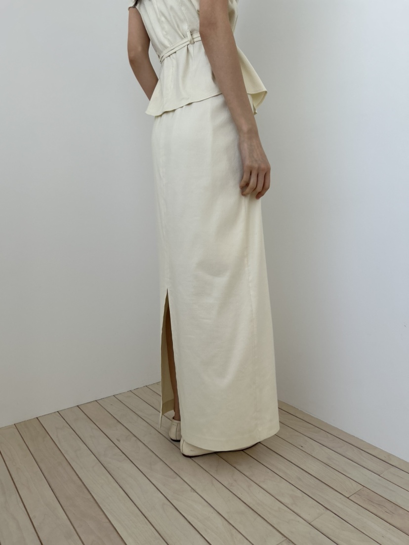 ME MO韓國直郵實拍女裝新款休閑人氣熱賣職業時尚推薦長裙ME MO長裙