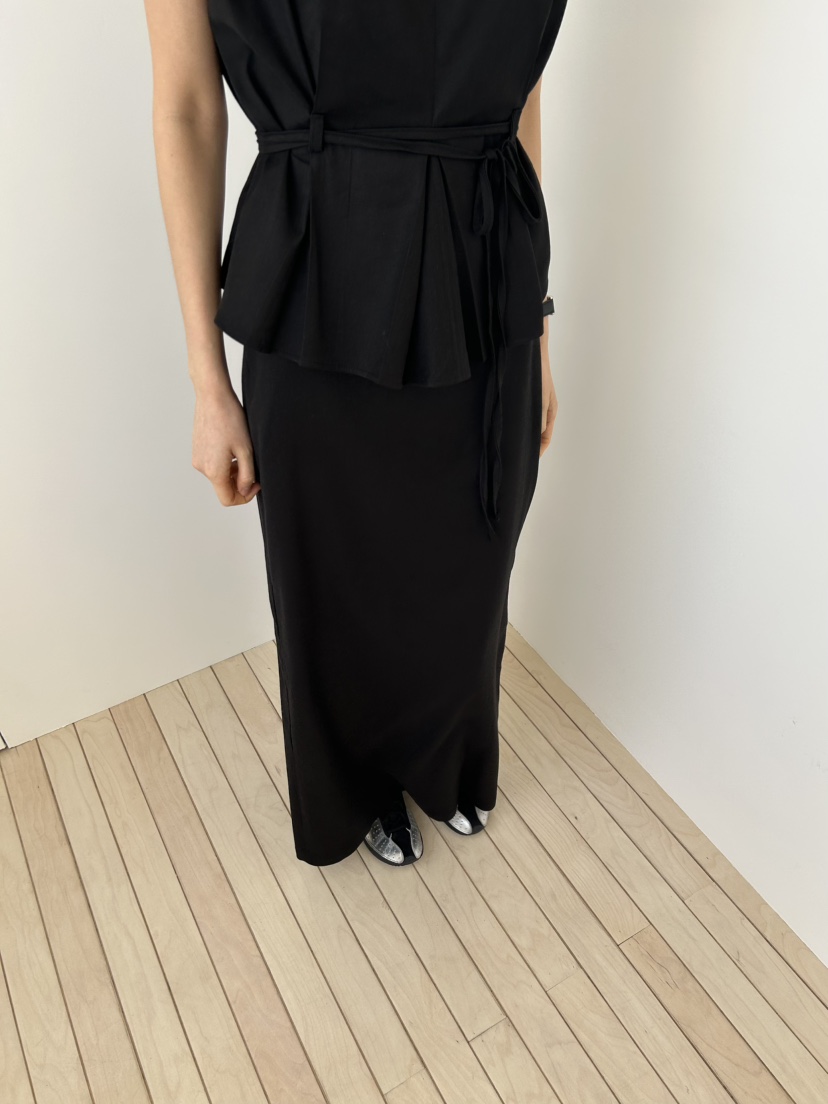 ME MO韓國直郵實拍女裝新款休閑人氣熱賣職業時尚推薦長裙ME MO長裙