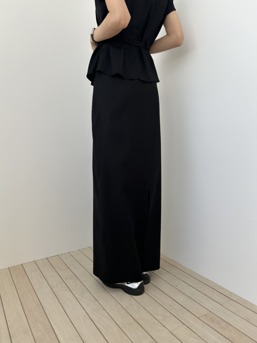 ME MO韓國直郵實拍女裝新款休閑人氣熱賣職業時尚推薦長裙ME MO長裙