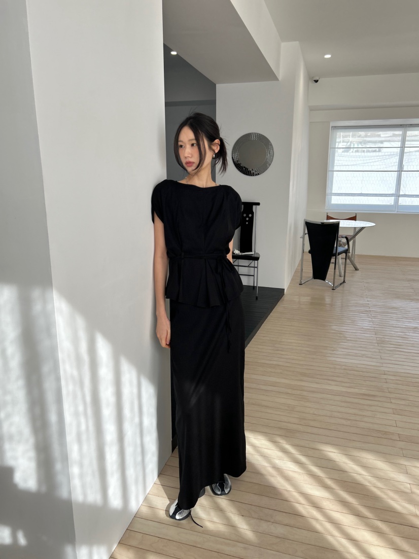 ME MO韓國直郵實拍女裝新款休閑人氣熱賣職業時尚推薦長裙ME MO長裙圖色3