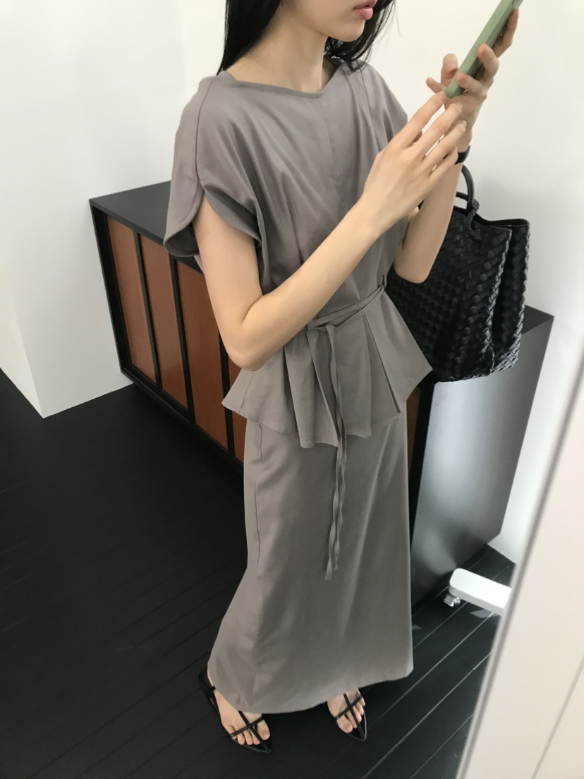 ME MO韓國東大門代購女裝新款推薦26春夏襯衫蕾絲衫含腰繩ME MO襯衫/蕾絲衫