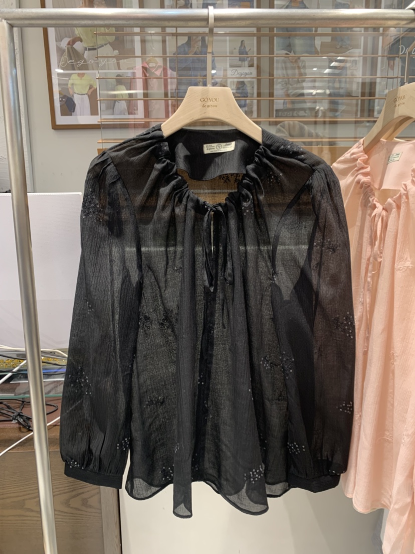 DE GO YOU韓國直郵實拍女裝新品休閑26春夏推薦襯衫蕾絲衫DE GO YOU襯衫/蕾絲衫圖色3