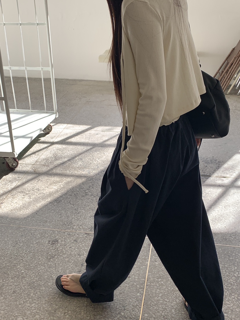 LOGARDEN韓國直郵實拍女裝新款人氣26春夏職業熱賣休閑褲LO GARDEN休閑褲