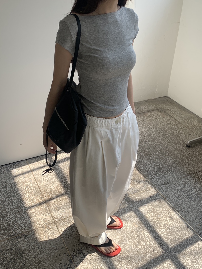 LOGARDEN韓國直郵實拍女裝新款人氣26春夏職業熱賣休閑褲LO GARDEN休閑褲