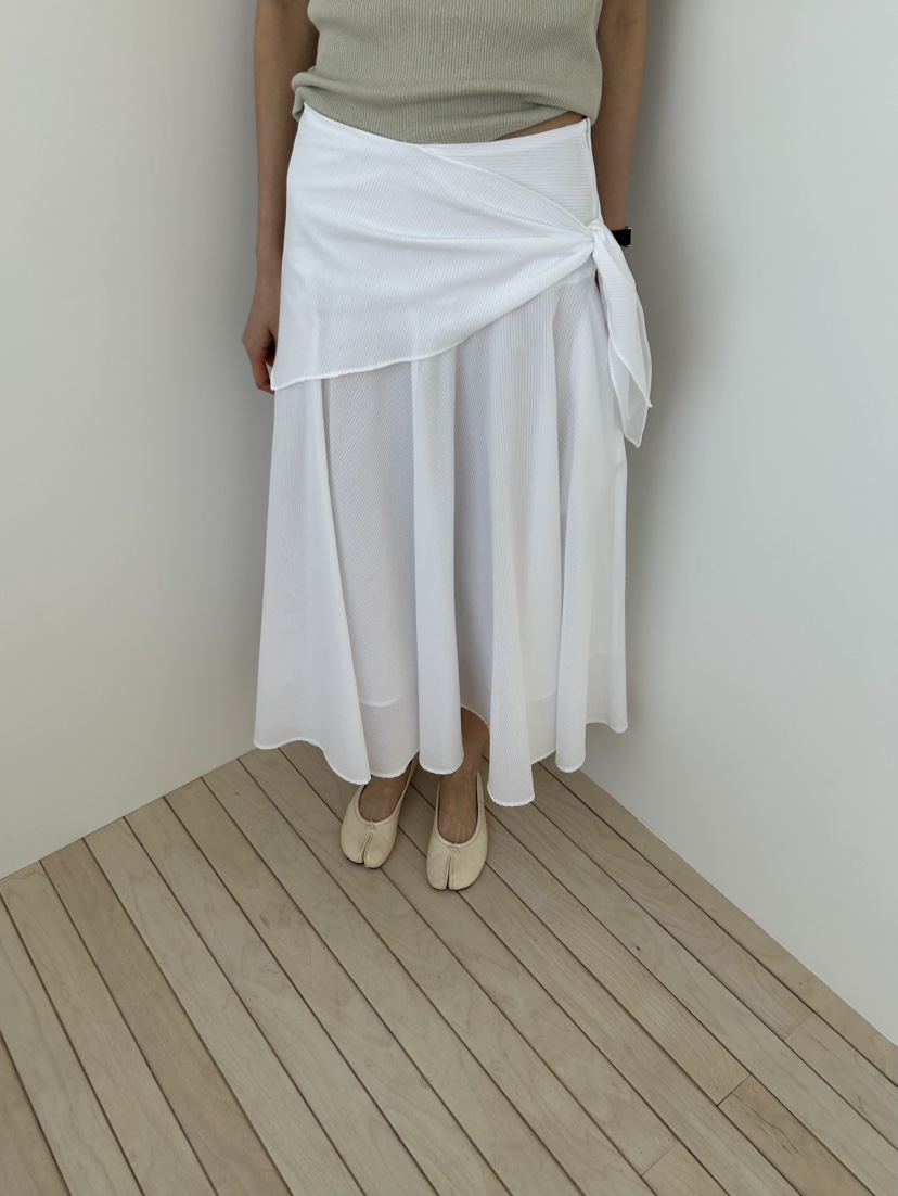 ME MO韓國直郵女裝新品推薦職業26春夏人氣休閑長裙裹身裙ME MO長裙