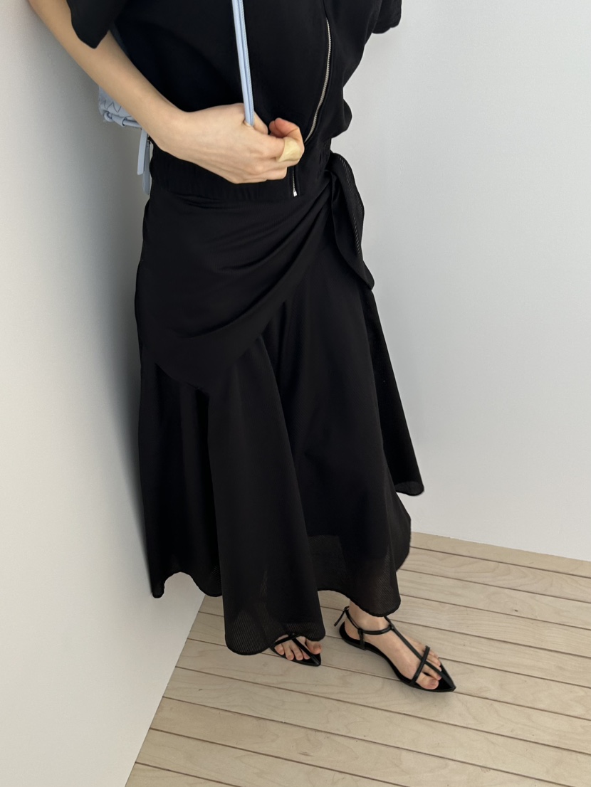 ME MO韓國直郵女裝新品推薦職業26春夏人氣休閑長裙裹身裙ME MO長裙圖色2