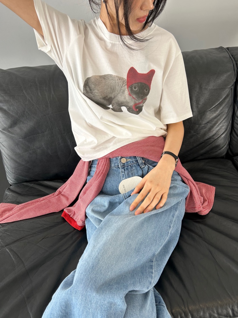 ME MO韓國東大門直郵女裝新款時尚人氣26春夏推薦熱賣T恤ME MOT恤