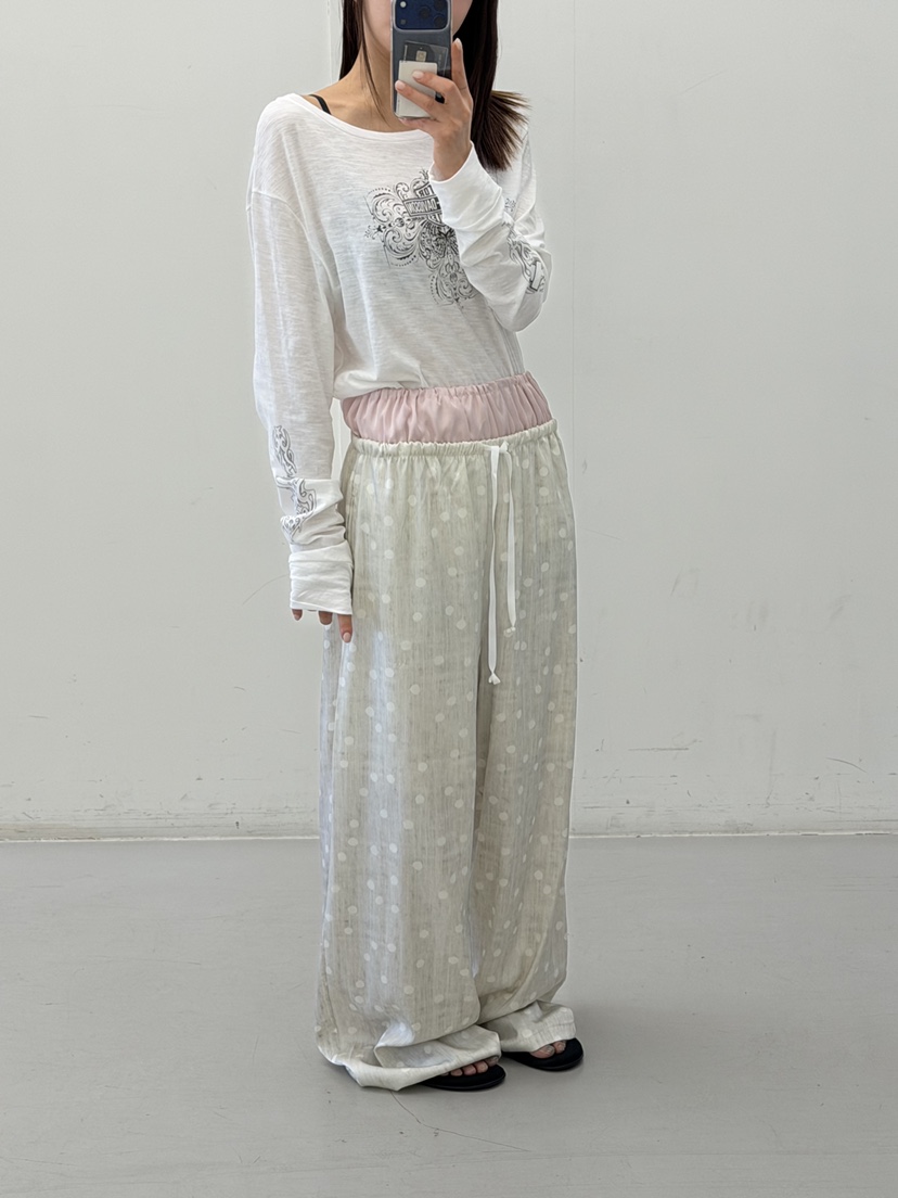 FRANC—L韓國代購女裝新款休閑推薦熱賣26春夏時尚長袖T恤FRANC長袖T恤