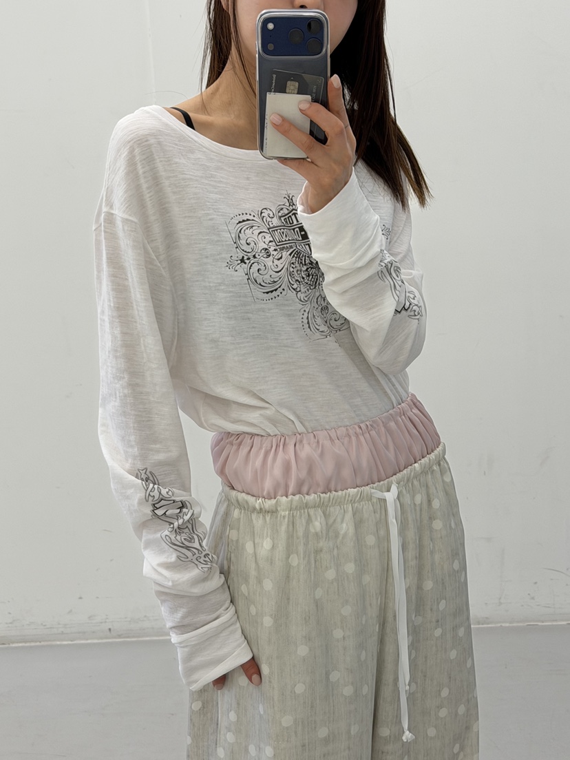 FRANC—L韓國代購女裝新款休閑推薦熱賣26春夏時尚長袖T恤FRANC長袖T恤圖色2