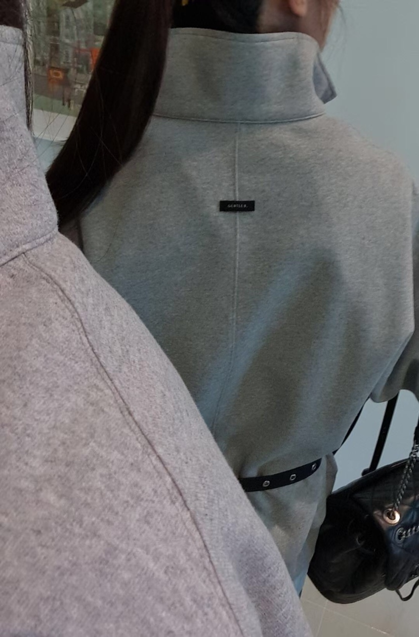 GENTLE B/LOVENTINA韓國代購女士新款推薦衛衣拉鏈高領GENTLE B/LOVENTINA衛衣