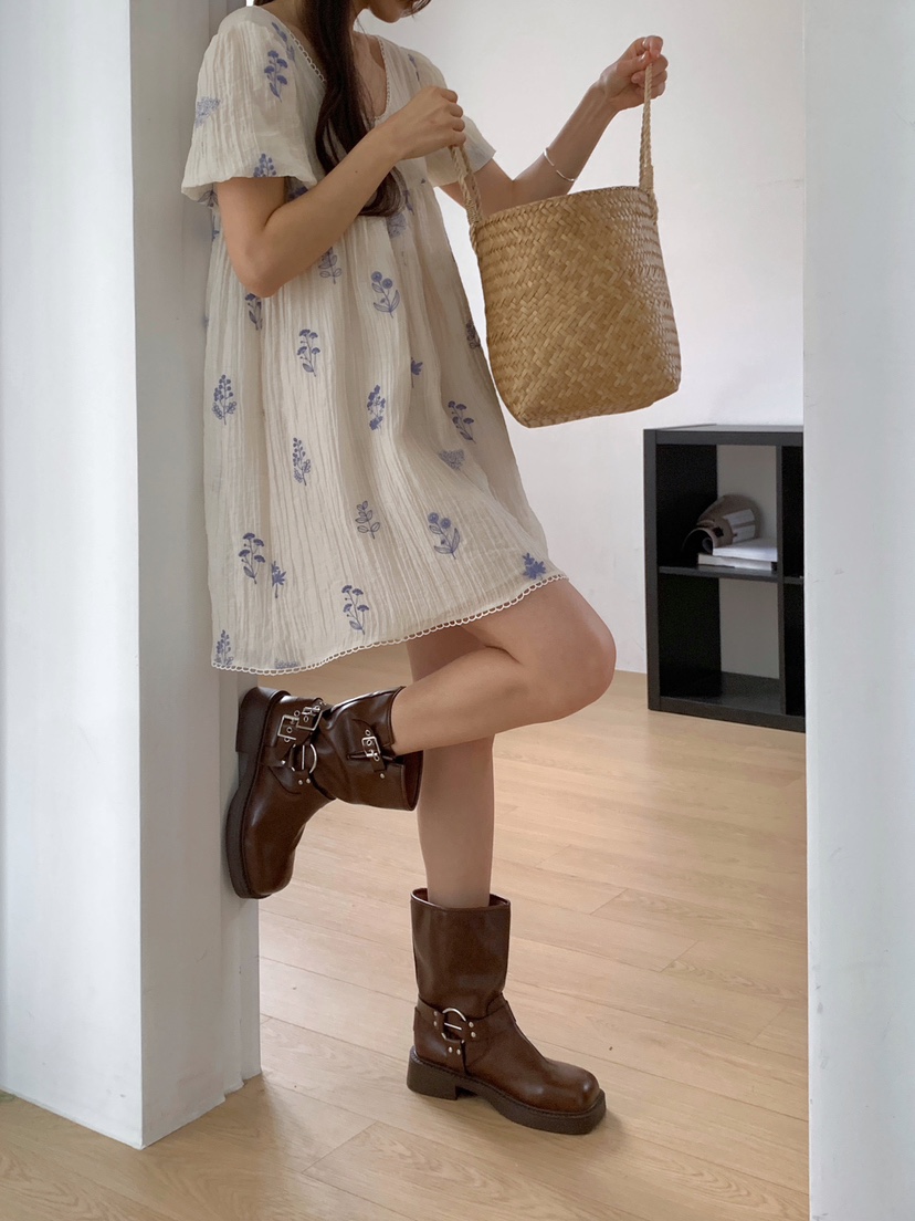 RE:OPENING韓國直郵女裝新品熱賣推薦26春夏職業時尚連衣裙RE:OPENING連衣裙