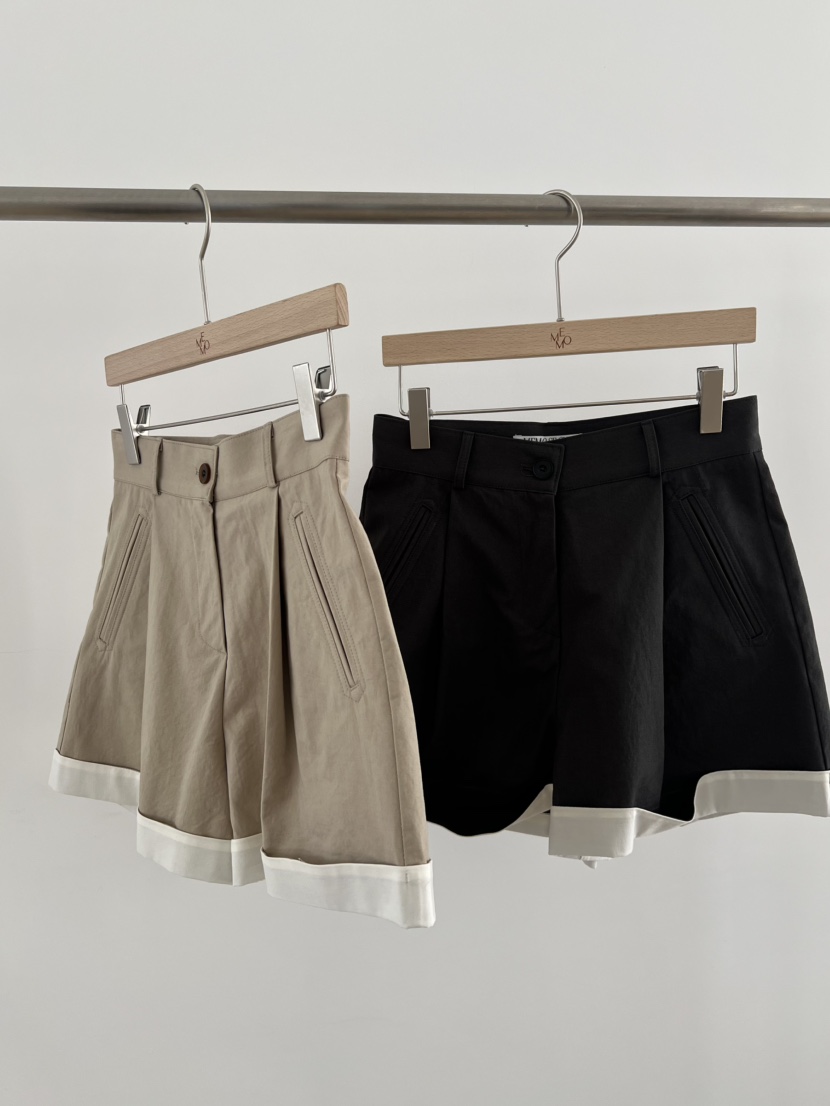 ME MO韓國代購女裝新款推薦職業人氣26春夏短褲不含腰帶ME MO短褲