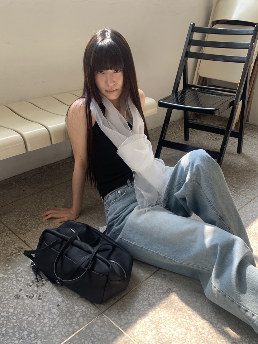 LOGARDEN韓國東大門直郵女士新品職業26春夏圍巾披肩透明LO GARDEN圍巾/披肩