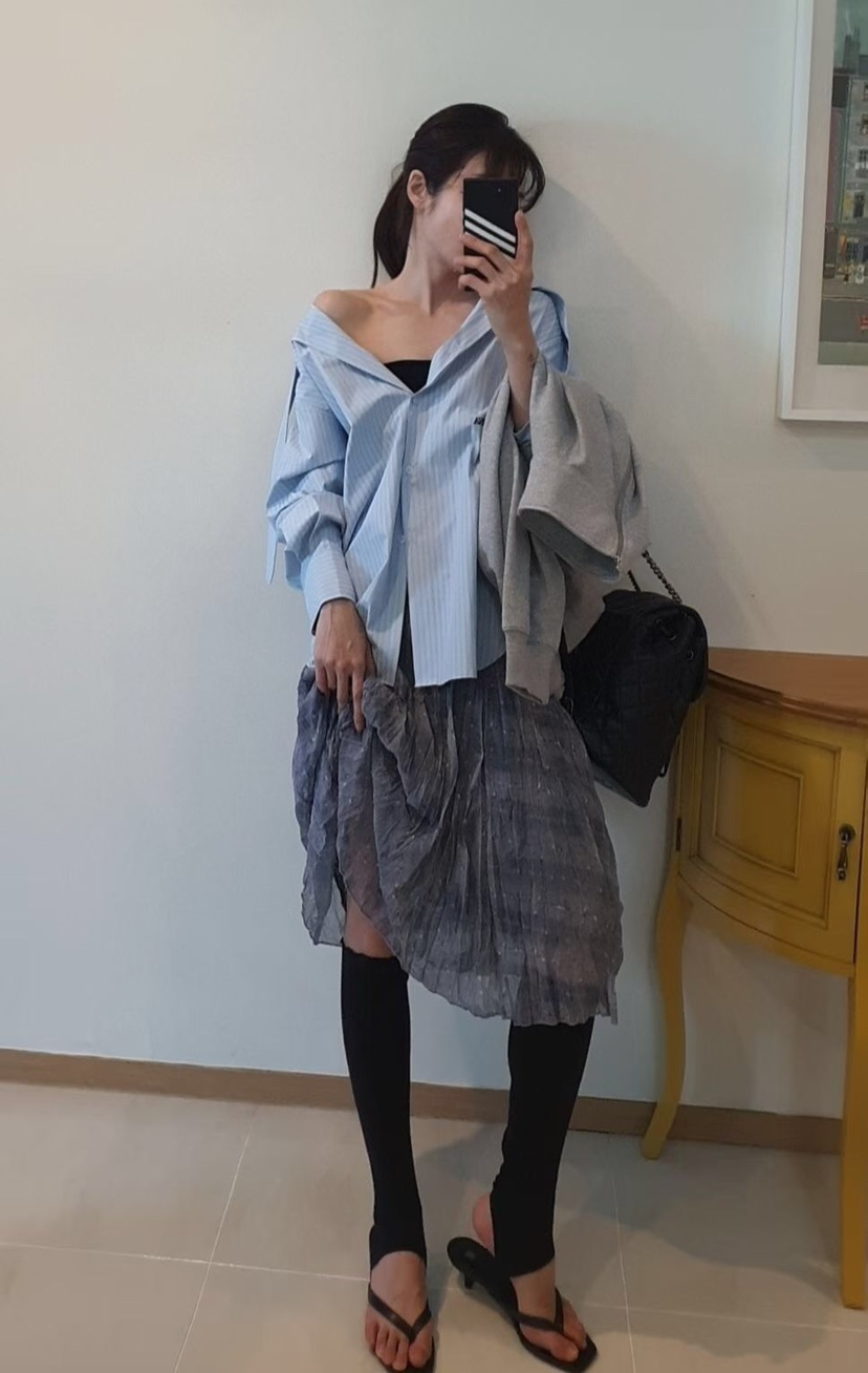 GENTLE B/LOVENTINA韓國直郵實拍女士新品休閑半身裙中短裙GENTLE B/LOVENTINA半身裙/中短裙