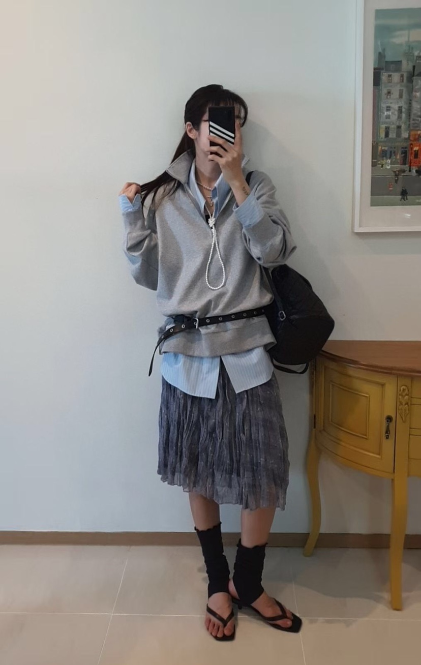 GENTLE B/LOVENTINA韓國直郵實拍女士新品休閑半身裙中短裙GENTLE B/LOVENTINA半身裙/中短裙