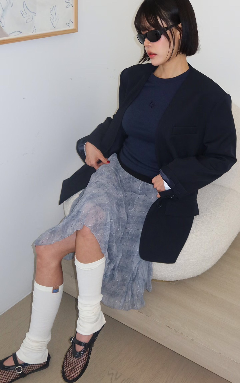 GENTLE B/LOVENTINA韓國直郵實拍女士新品休閑半身裙中短裙GENTLE B/LOVENTINA半身裙/中短裙