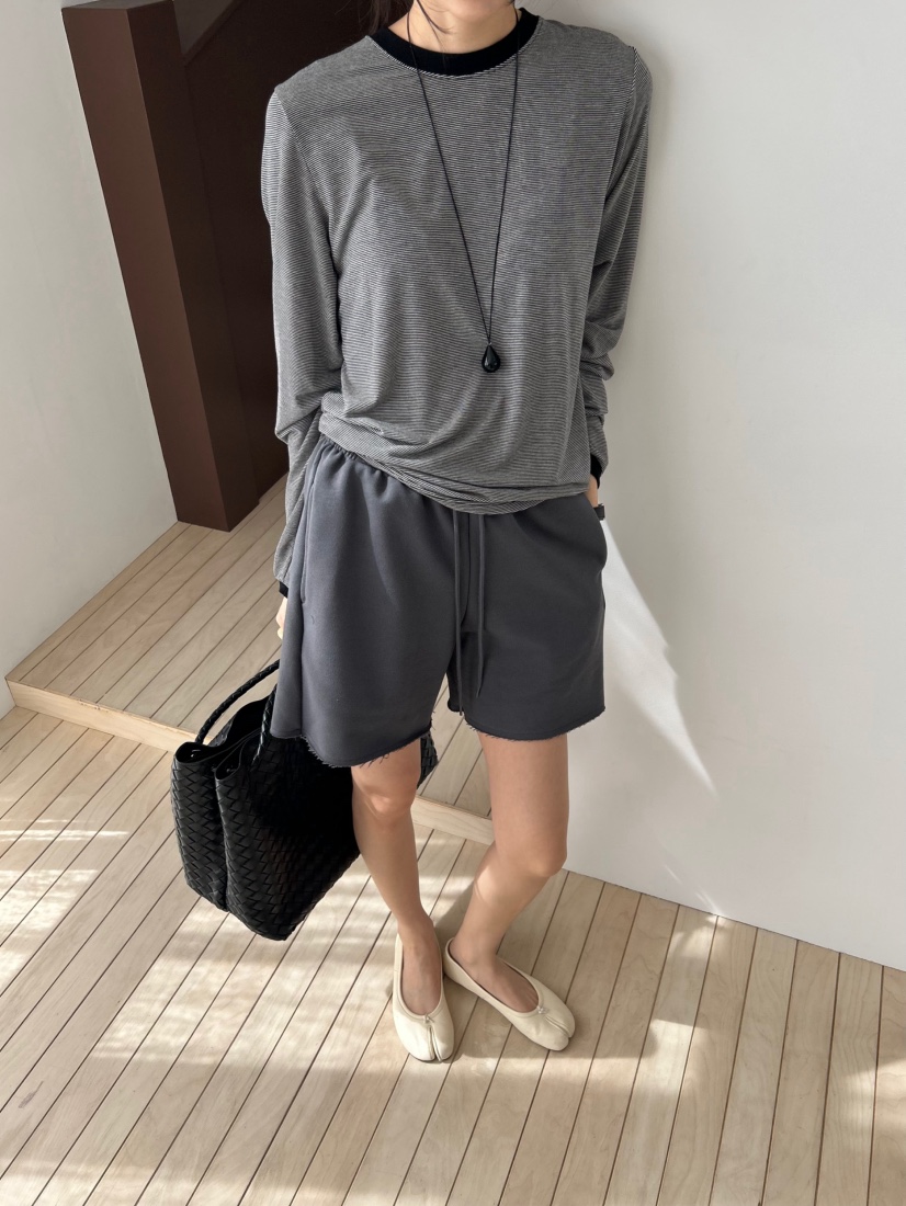 ME MO韓國直郵實拍女士新款推薦26春夏人氣職業休閑長袖T恤ME MO長袖T恤