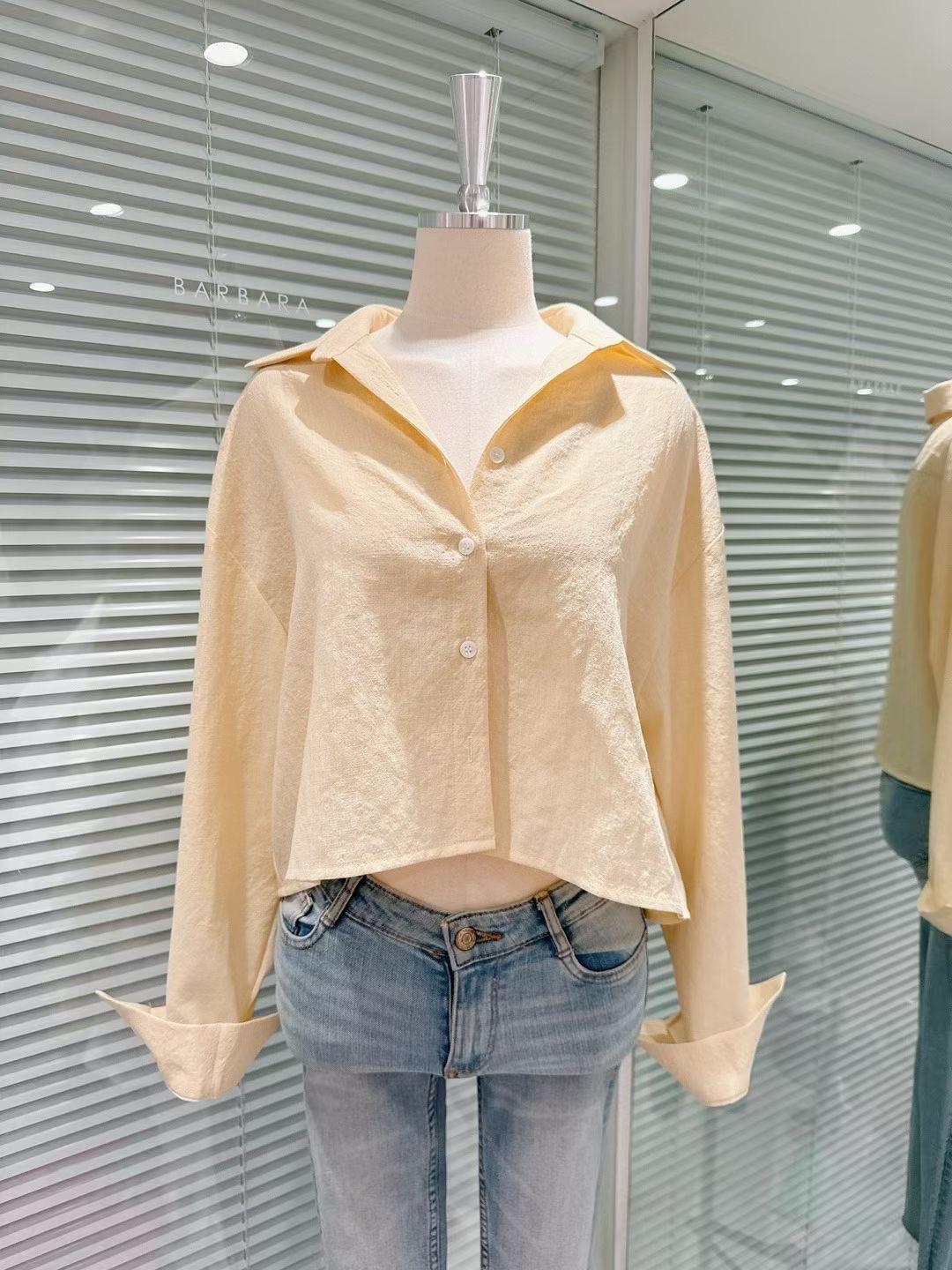 BARBARA GIRL韓國東大門直郵女士新品26春夏時尚襯衫蕾絲衫BARBARA GIRL襯衫/蕾絲衫圖色2