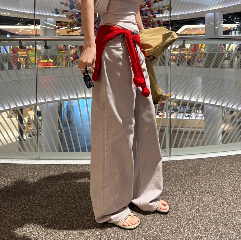 DENVER韓國代購女裝新品人氣休閑熱賣時尚26春夏牛仔褲紐扣DENVER牛仔褲