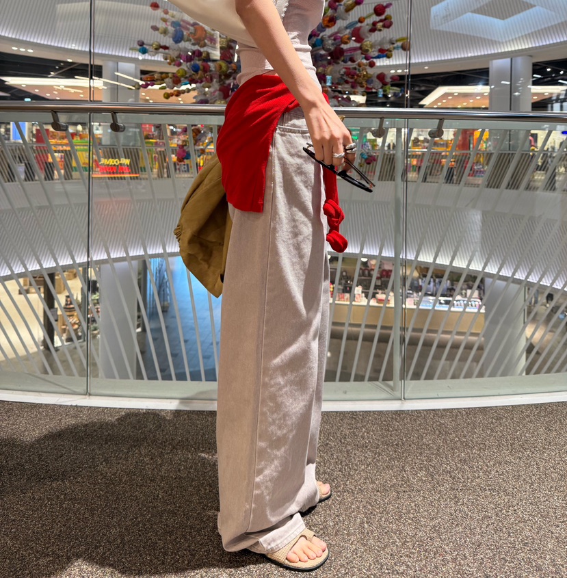 DENVER韓國代購女裝新品人氣休閑熱賣時尚26春夏牛仔褲紐扣DENVER牛仔褲