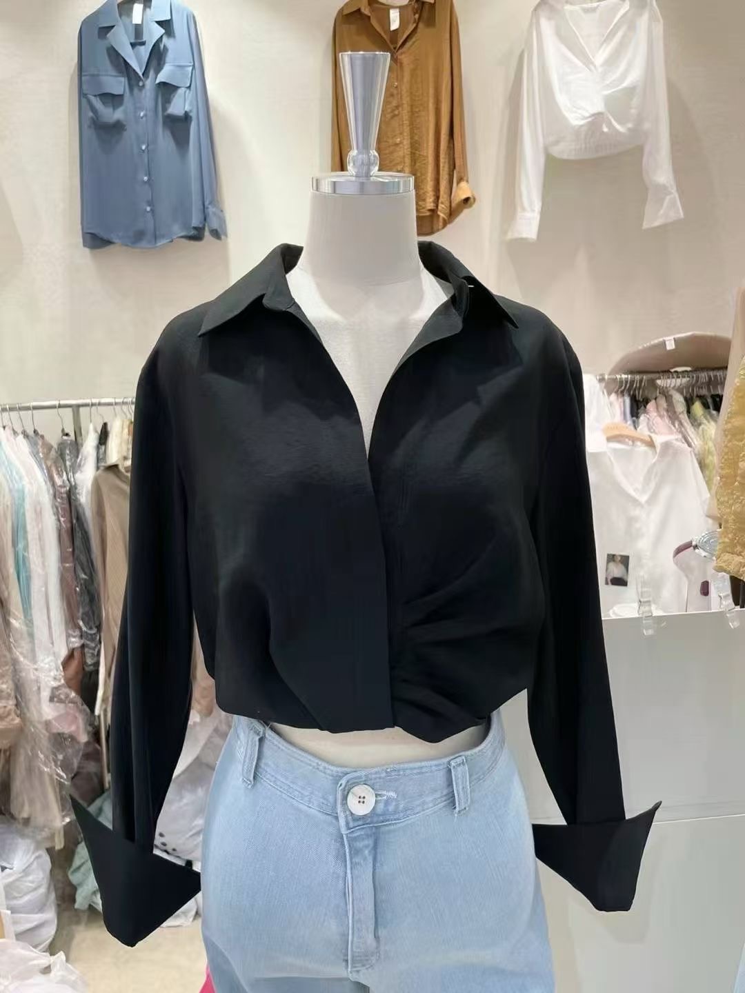 BARBARA GIRL韓國東大門代購女裝新品時尚人氣襯衫蕾絲衫BARBARA GIRL襯衫/蕾絲衫圖色3