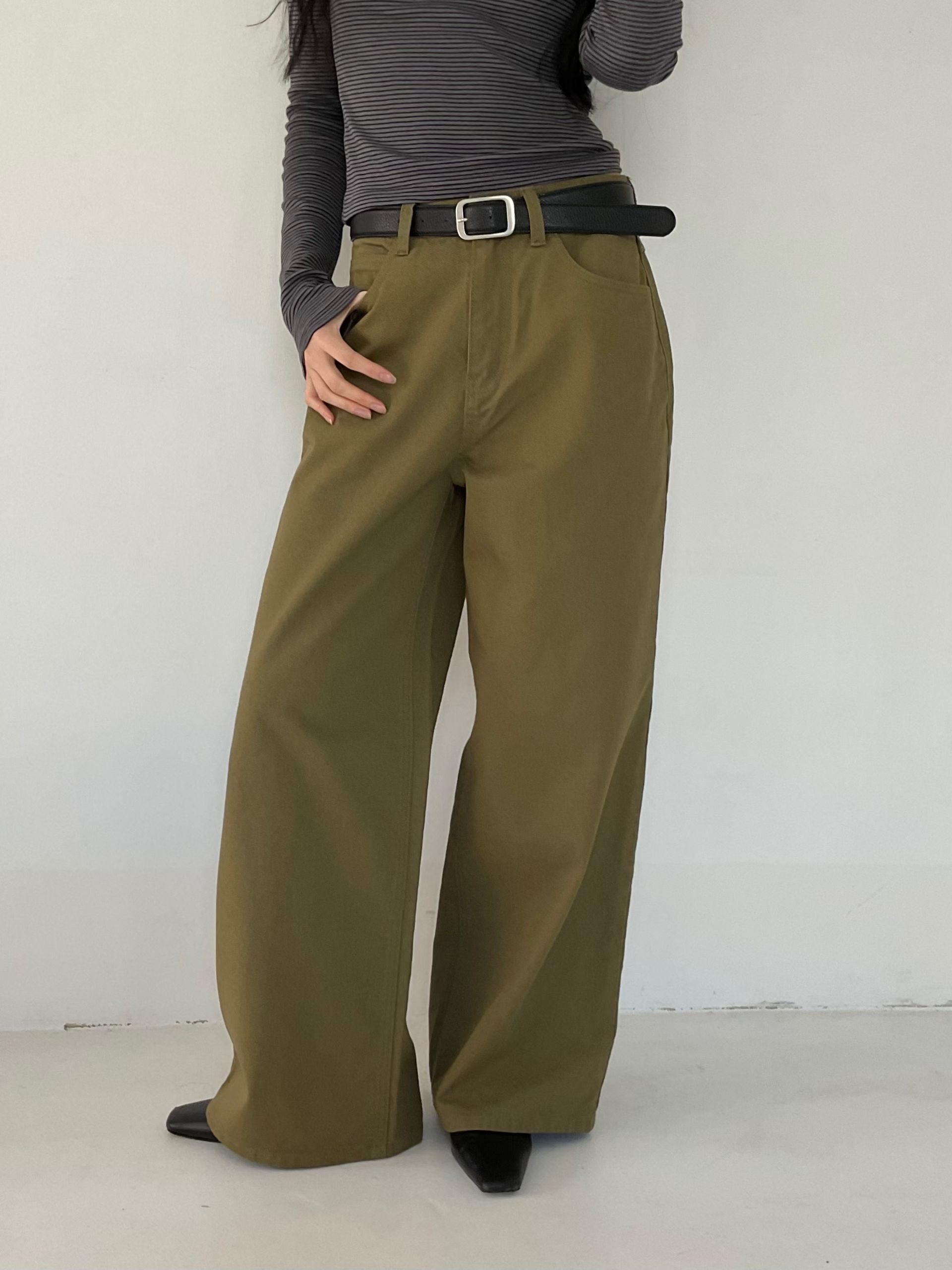 s.2.0韓國直郵實拍女裝新款26春夏人氣休閑牛仔褲不含腰帶s.2.0牛仔褲圖色1