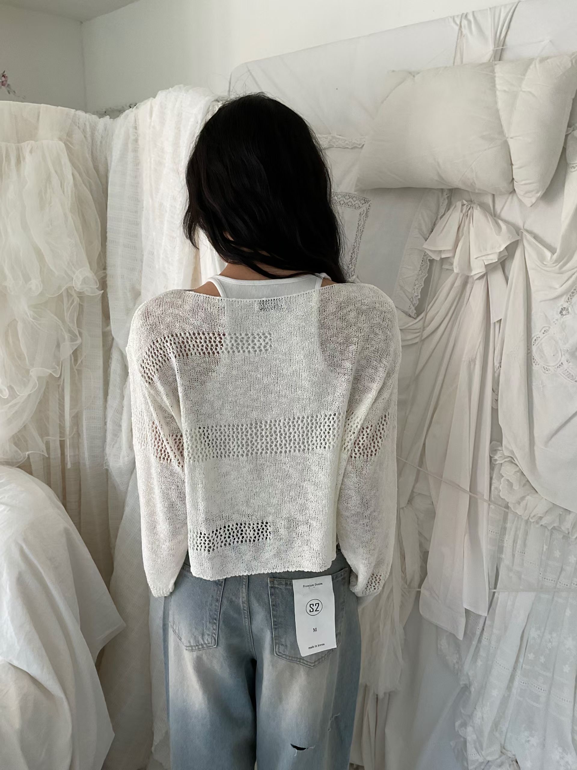 s.2.0韓國東大門代購女裝新品職業推薦熱賣人氣26春夏針織衫s.2.0針織衫