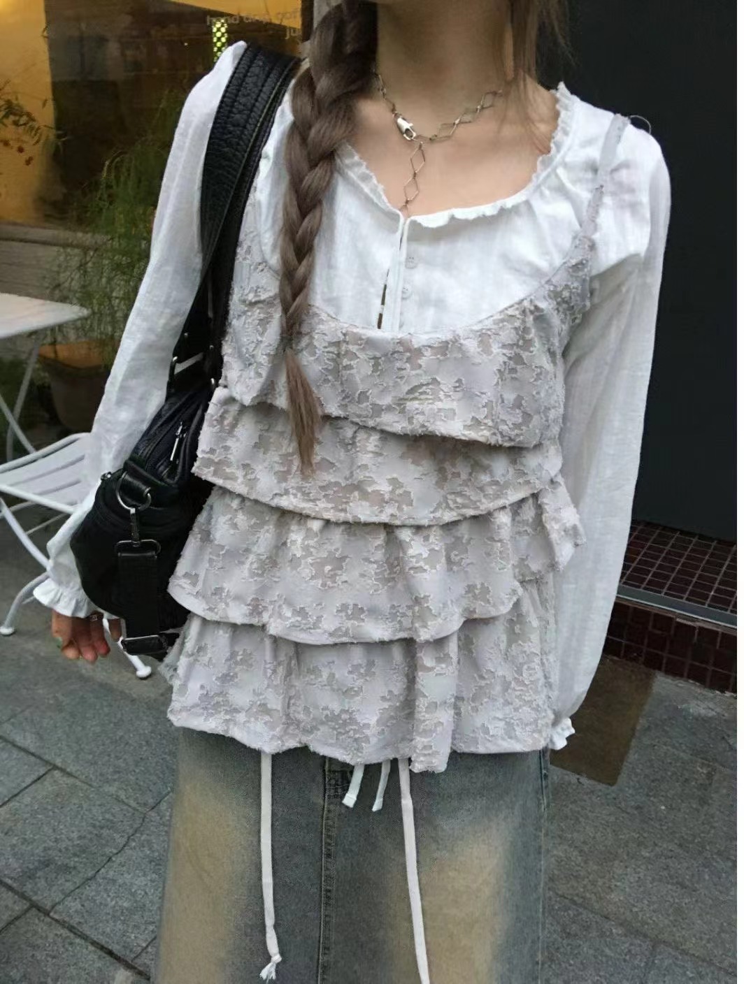 SEER韓國代購女士新款休閑推薦26春夏時尚吊帶背心不含內搭SEER吊帶/背心