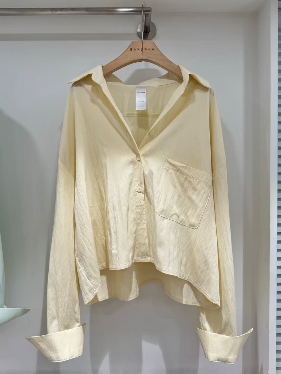 BARBARA GIRL韓國直郵女士新品推薦熱賣襯衫蕾絲衫短款寬松BARBARA GIRL襯衫/蕾絲衫圖色4