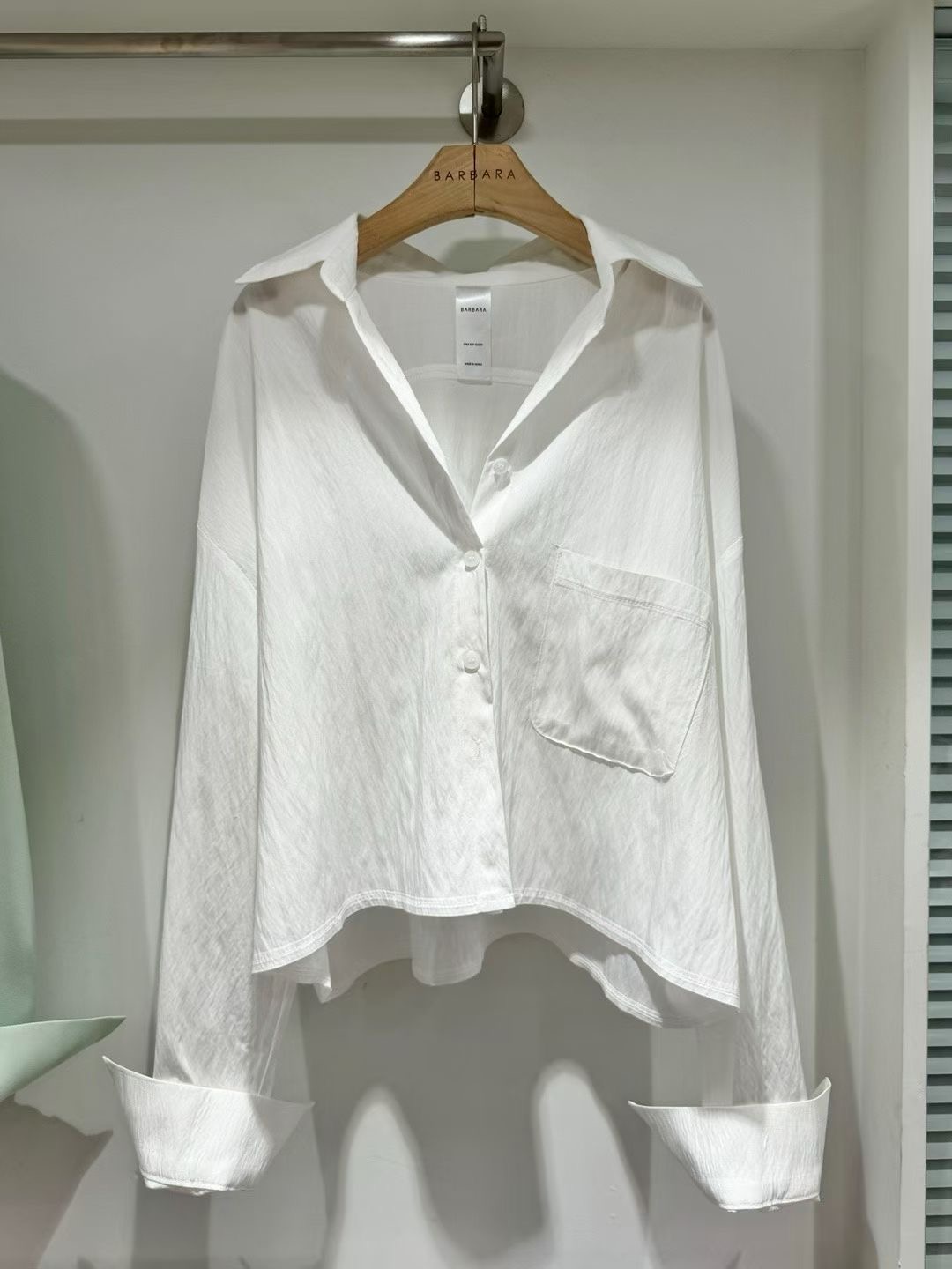 BARBARA GIRL韓國直郵女士新品推薦熱賣襯衫蕾絲衫短款寬松BARBARA GIRL襯衫/蕾絲衫圖色5