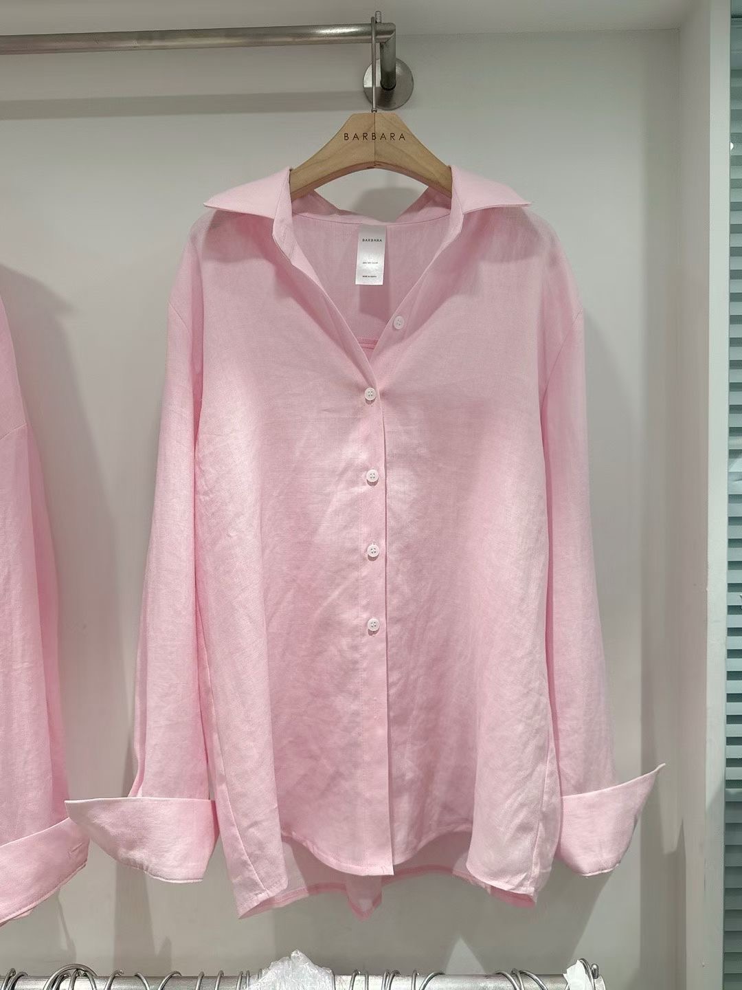 BARBARA GIRL韓國東大門直郵女士新品時尚襯衫蕾絲衫亞麻BARBARA GIRL襯衫/蕾絲衫圖色1