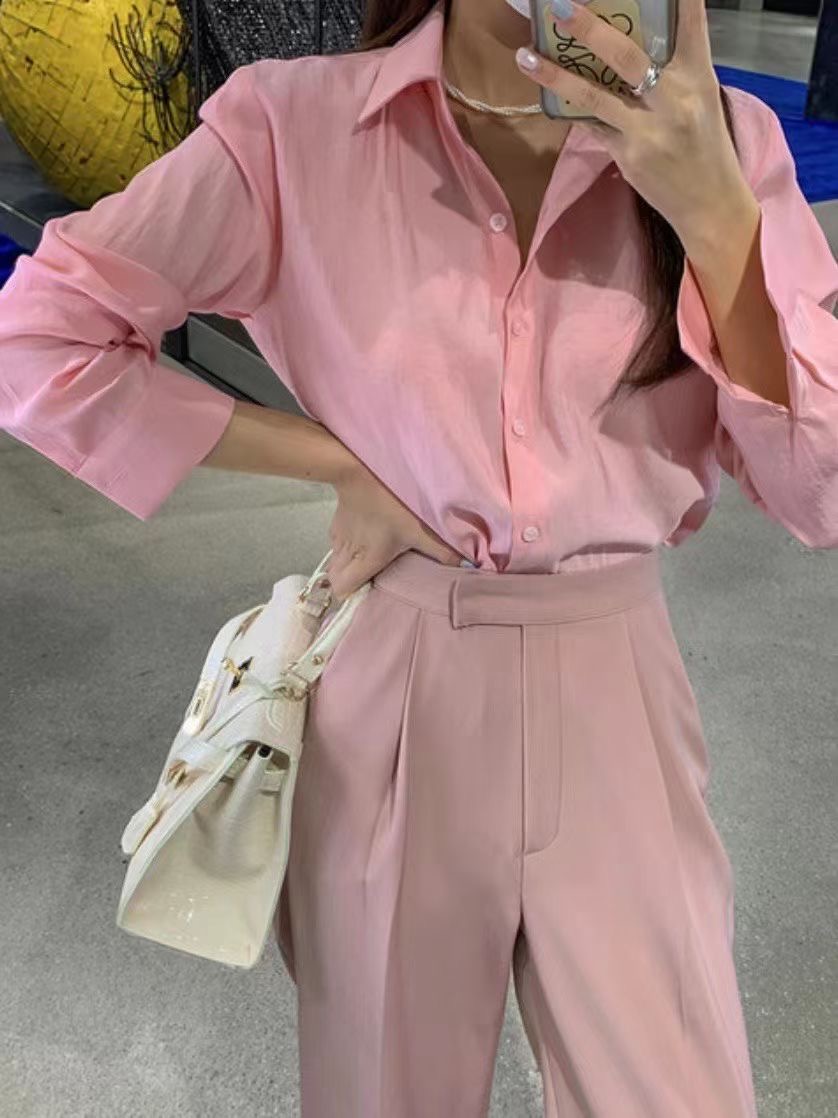 BARBARA GIRL韓國直郵實拍女士新款人氣休閑推薦襯衫蕾絲衫BARBARA GIRL襯衫/蕾絲衫