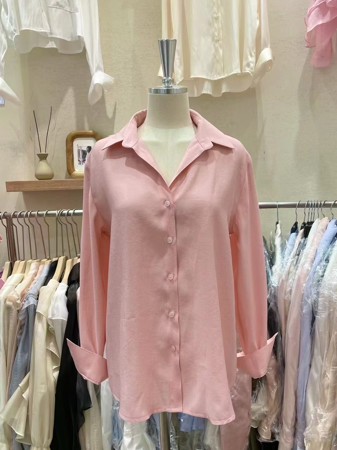 BARBARA GIRL韓國直郵實拍女士新款人氣休閑推薦襯衫蕾絲衫BARBARA GIRL襯衫/蕾絲衫圖色2