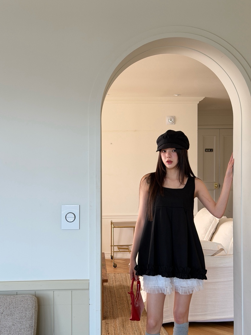 YES韓國東大門直郵女裝新品推薦職業26春夏人氣熱賣連衣裙YES連衣裙