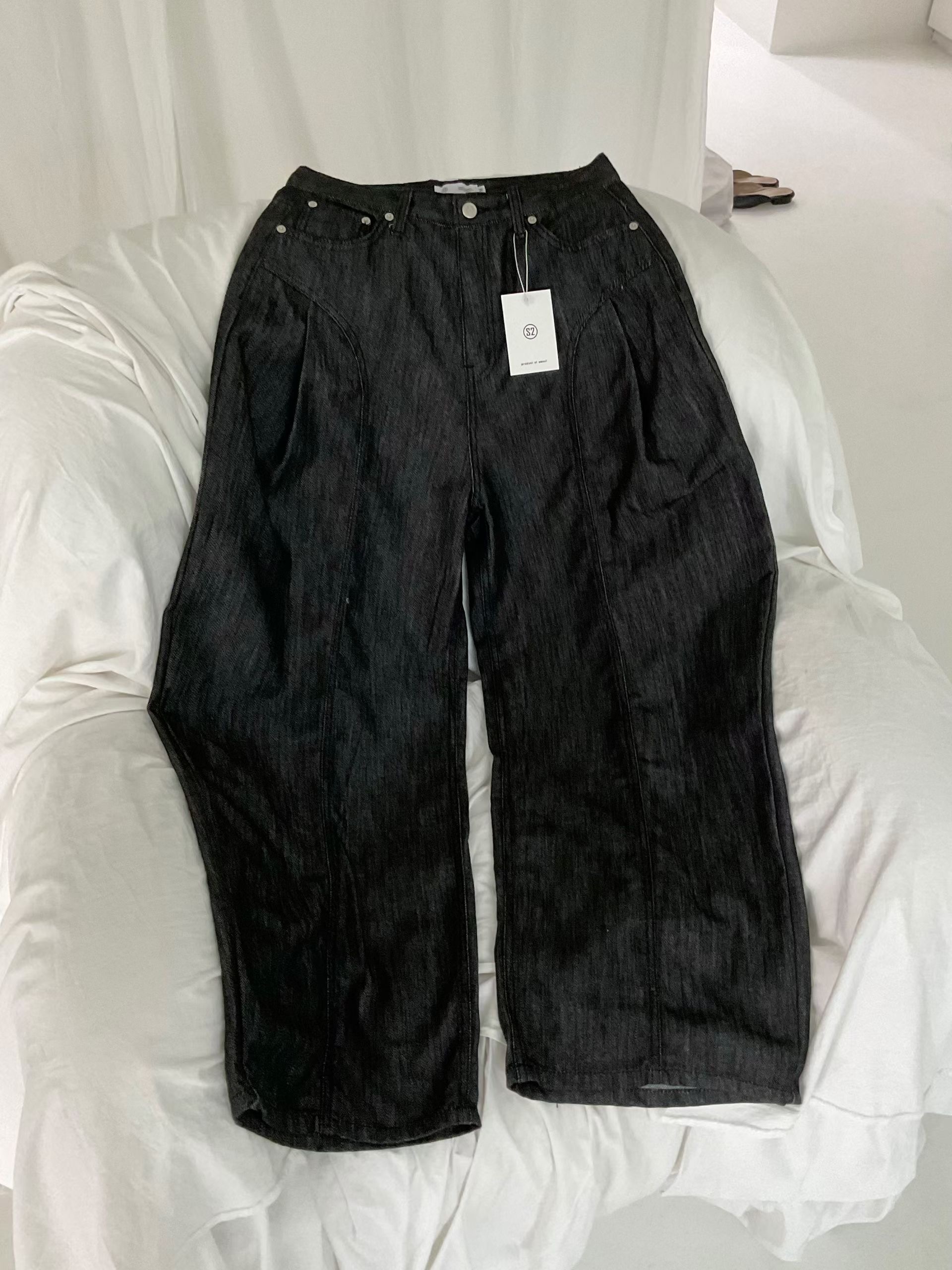 s.2.0韓國代購女士新品職業熱賣休閑時尚26春夏推薦牛仔褲s.2.0牛仔褲圖色1