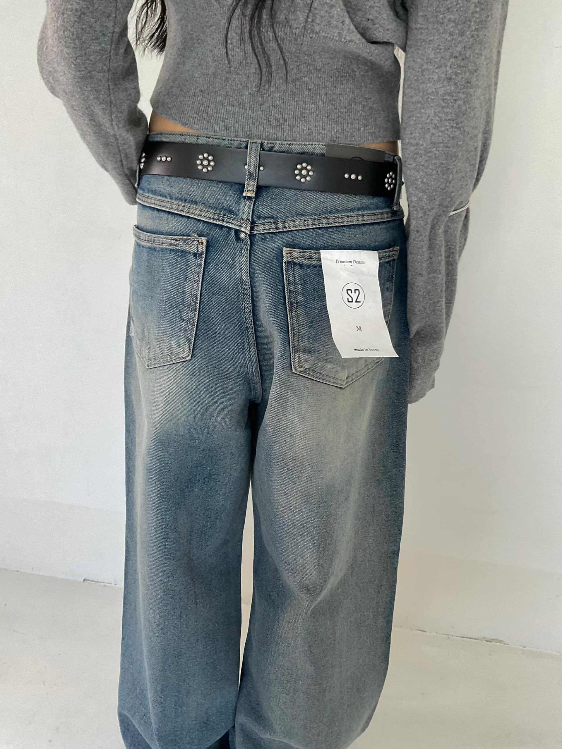 s.2.0韓國東大門直郵女裝新品人氣休閑職業推薦時尚牛仔褲s.2.0牛仔褲