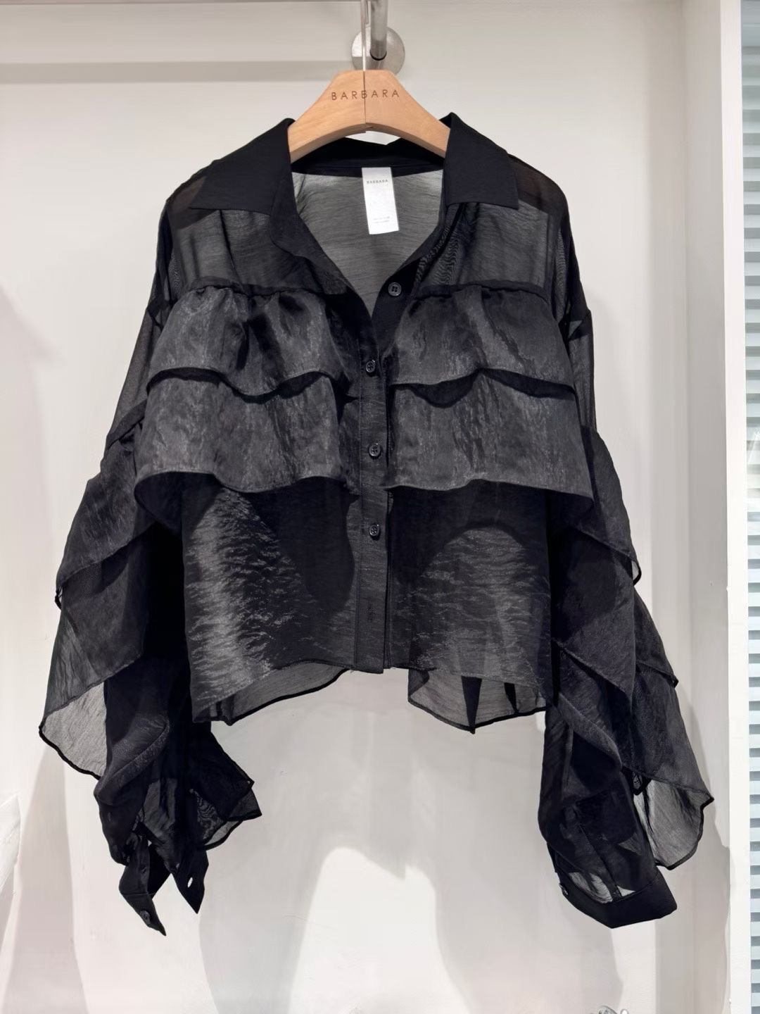 BARBARA GIRL韓國東大門代購女士新品推薦襯衫蕾絲衫荷葉邊BARBARA GIRL襯衫/蕾絲衫圖色2