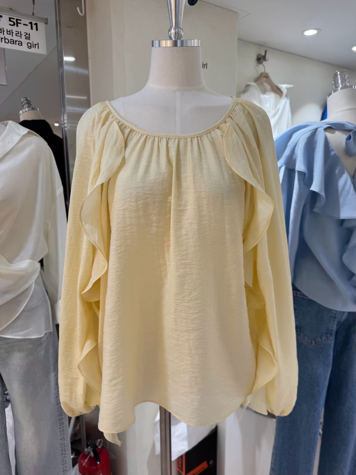 BARBARA GIRL韓國直郵實拍女裝新款推薦熱賣人氣襯衫蕾絲衫BARBARA GIRL襯衫/蕾絲衫圖色3