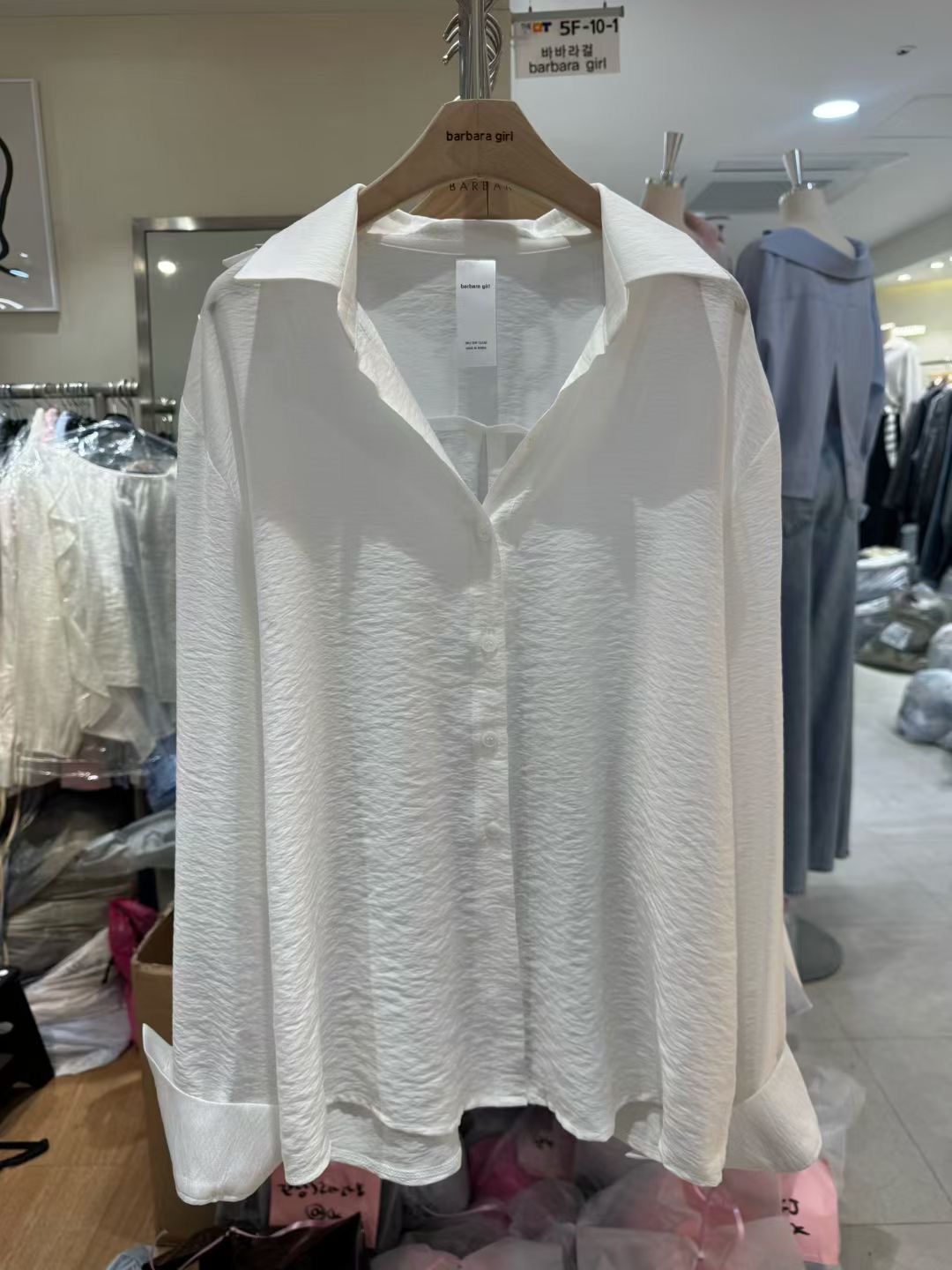 BARBARA GIRL韓國直郵實拍女裝新品休閑26春夏襯衫蕾絲衫BARBARA GIRL襯衫/蕾絲衫圖色3