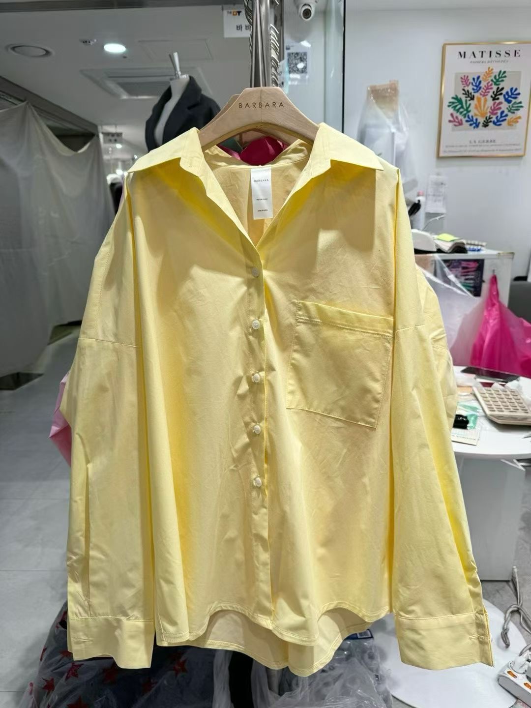 BARBARA GIRL韓國東大門代購女裝新款休閑襯衫蕾絲衫棉質寬松BARBARA GIRL襯衫/蕾絲衫圖色2