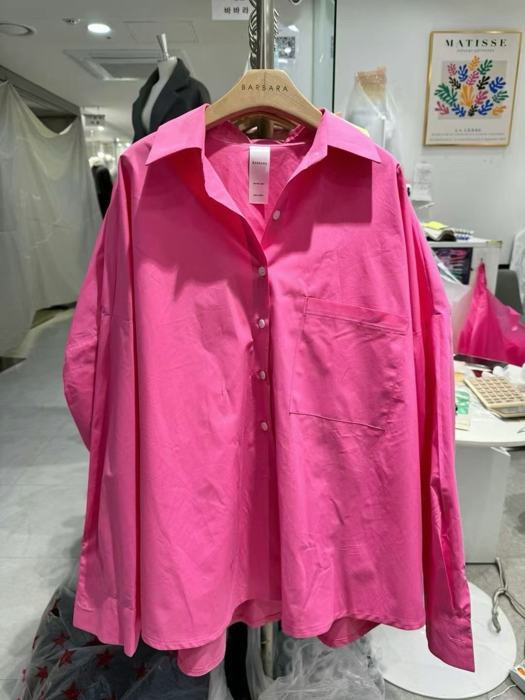 BARBARA GIRL韓國東大門代購女裝新款休閑襯衫蕾絲衫棉質寬松BARBARA GIRL襯衫/蕾絲衫圖色4