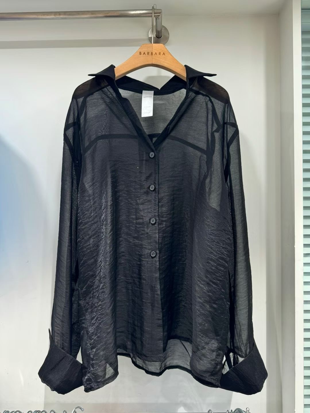 BARBARA GIRL韓國東大門代購女裝新款人氣襯衫蕾絲衫透視BARBARA GIRL襯衫/蕾絲衫圖色4