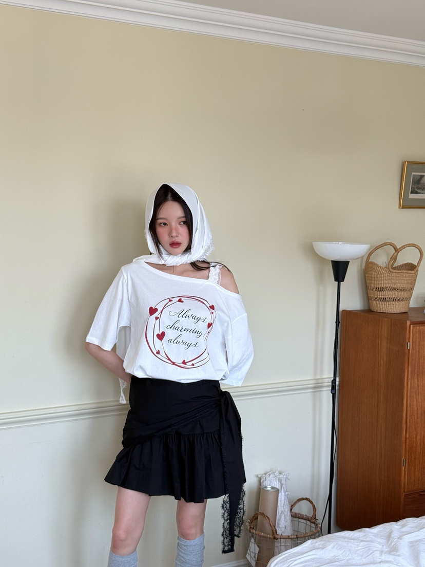 YES韓國東大門直郵女裝新品休閑熱賣職業26春夏人氣時尚T恤YEST恤