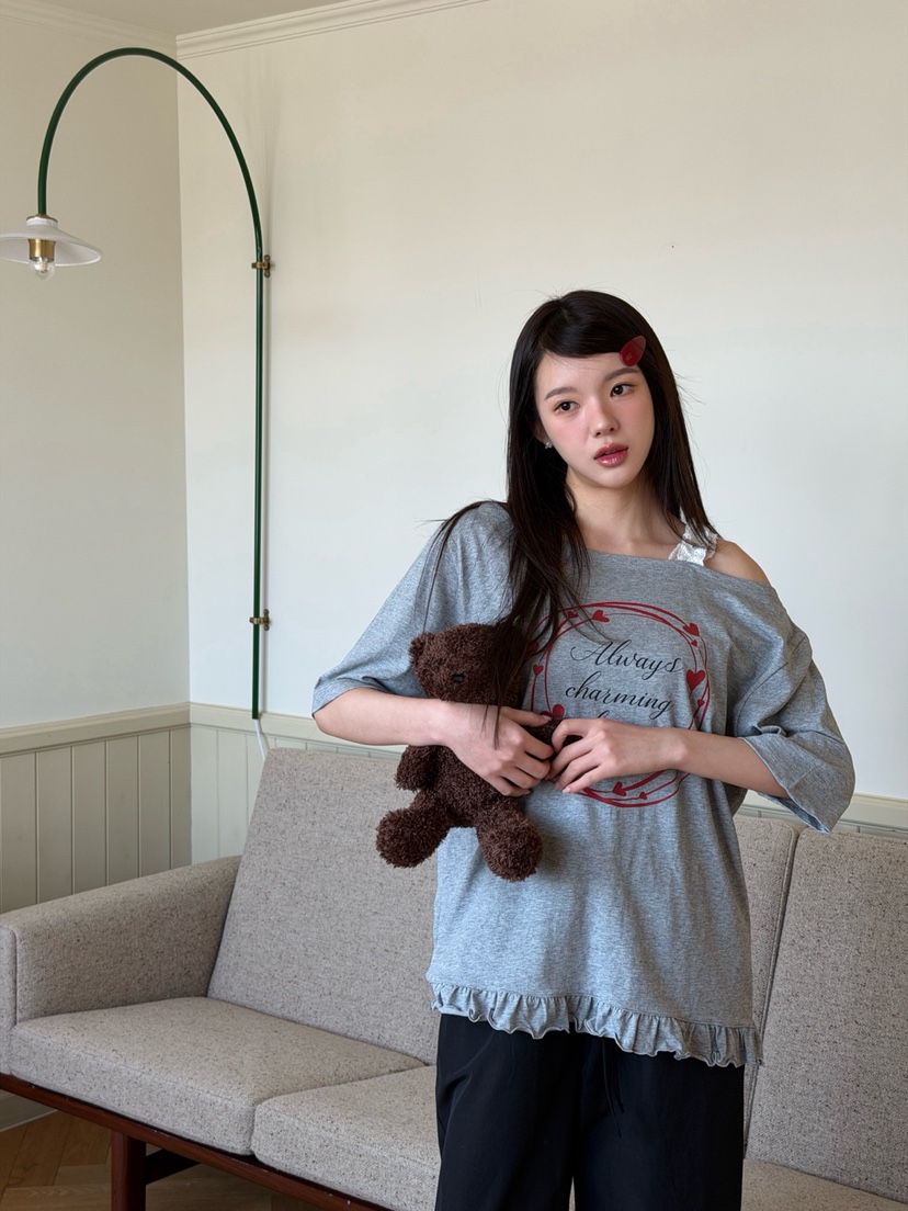 YES韓國東大門直郵女裝新品休閑熱賣職業26春夏人氣時尚T恤YEST恤