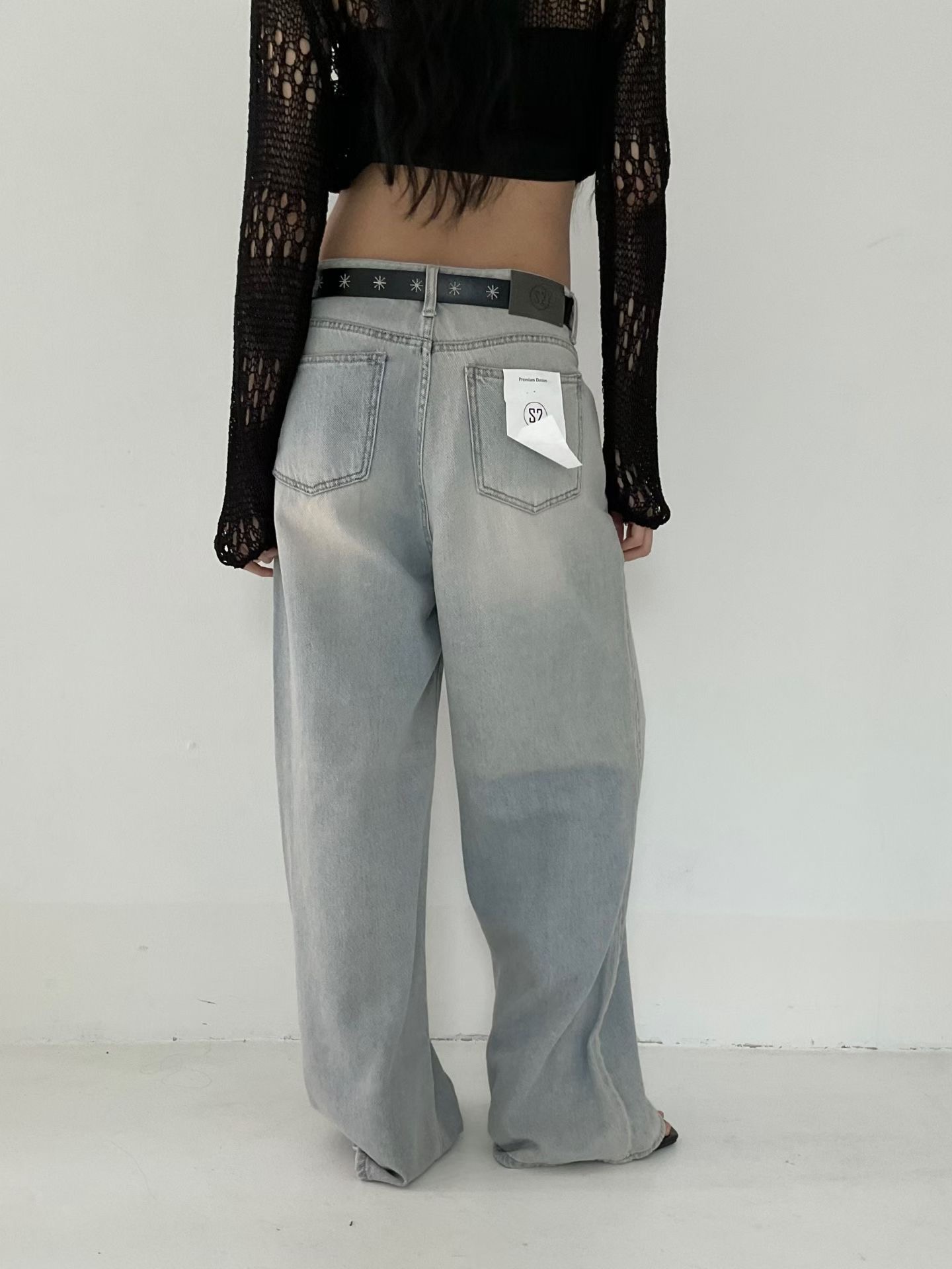 s.2.0韓國代購女士新款26春夏熱賣職業休閑時尚人氣牛仔褲s.2.0牛仔褲